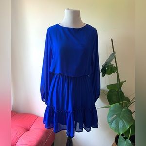 Royal Blue Mini Dress